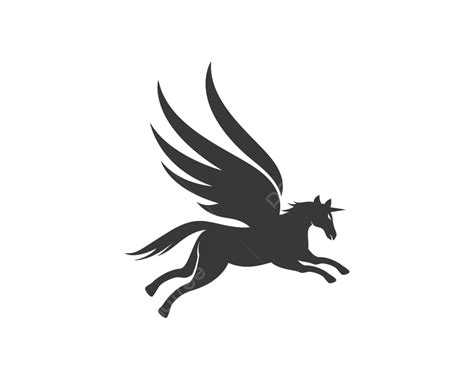 Pegasus Logo Template Template Race Fly Vector, Template, Race, Fly PNG and Vector with ...