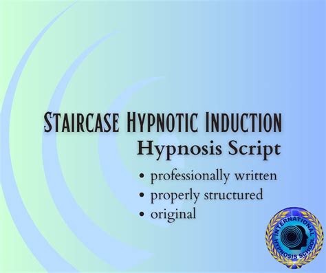 Staircase Hypnotic Induction Hypnosis Script Instant Download ...