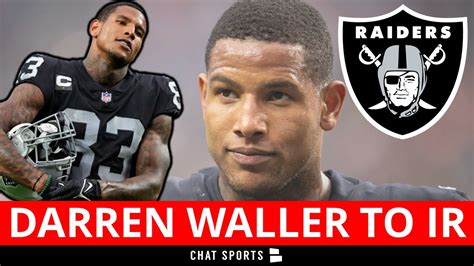 MAJOR Darren Waller Injury News + Raiders Rumors On Blake Martinez ...