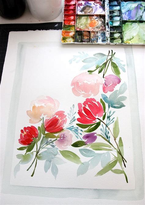 Pin on Watercolor Flowers