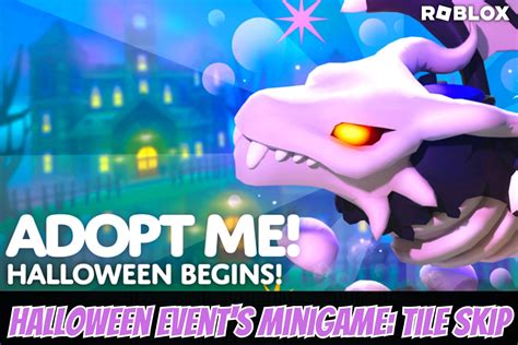 Tile Skip Minigame in Roblox Adopt Me!: Halloween event