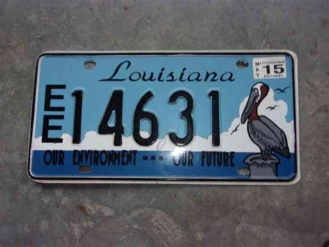 Authentic Antique and Classic Louisiana US License Plates Page: 4