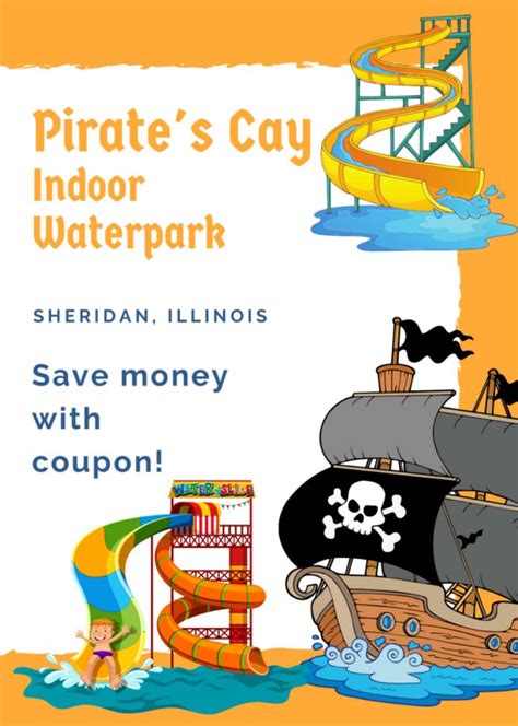 Pirate's Cay Indoor Water Park Illinois Coupon in 2022 | Indoor ...