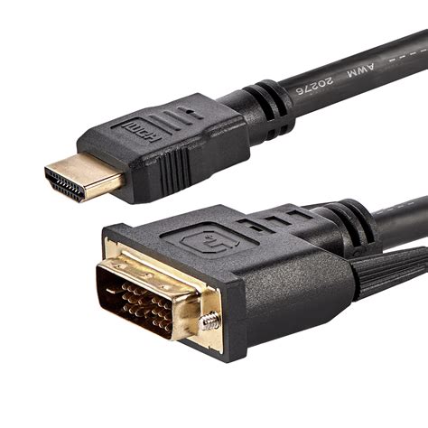 6 ft HDMI® to DVI-D Cable - M/M - HDMI® Cables & HDMI Adapters