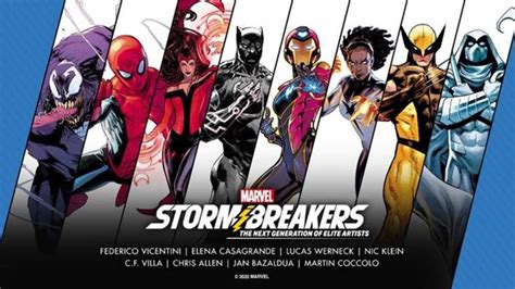 Marvel Announces 8 Exclusive Artist Stormbreakers Contracts For 2023