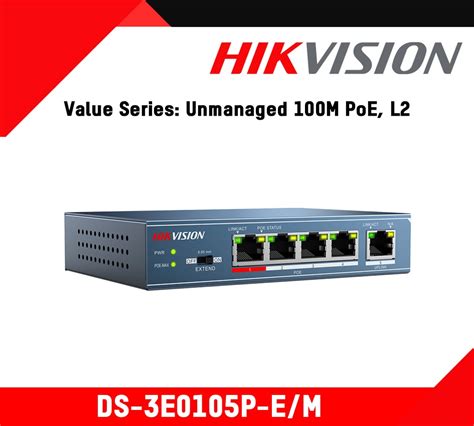 DS-3E0105P-E/M - Hikvison Unmanaged POE Switch in Sri Lanka