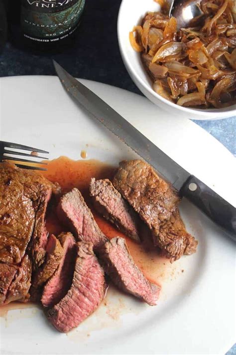 Oven Roasted Sirloin Steak with Onion Sauce - Cooking Chat