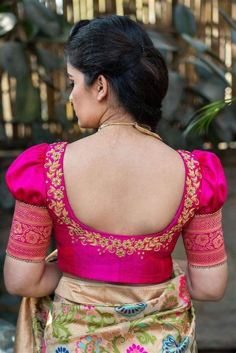 Details: Fabric – Raw silk Border – Banaras brocade border and gold ...