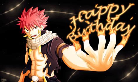 Happy Birthday - Natsu Style! Gift For passion00 by TobeyD on DeviantArt