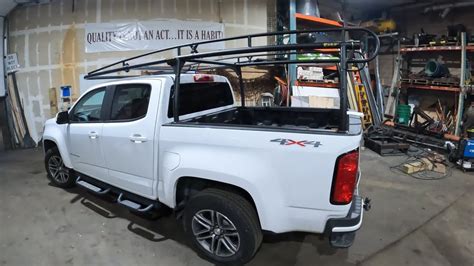 Installing Ladder Rack On 2022 Chevrolet Colorado! - YouTube