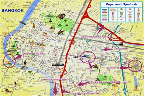 Bangkok Night Market Map