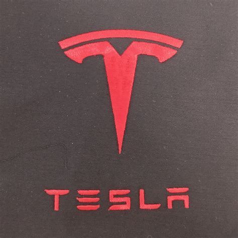 Tesla Symbol 2 Sizes Embroidery Design - Etsy