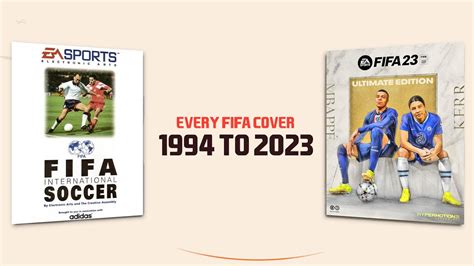 EVERY FIFA COVER - FIFA 94 to FIFA 23 Evolution of FIFA Games ...