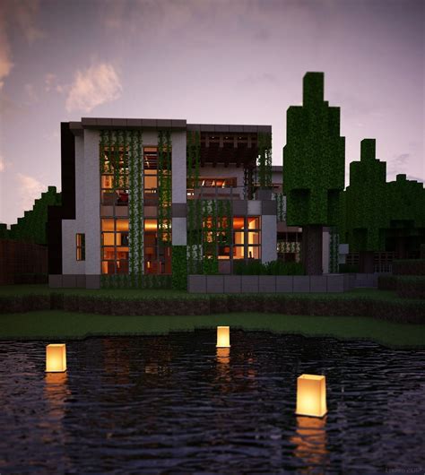 Sweet house | Modern minecraft houses, Minecraft house designs, Minecraft modern