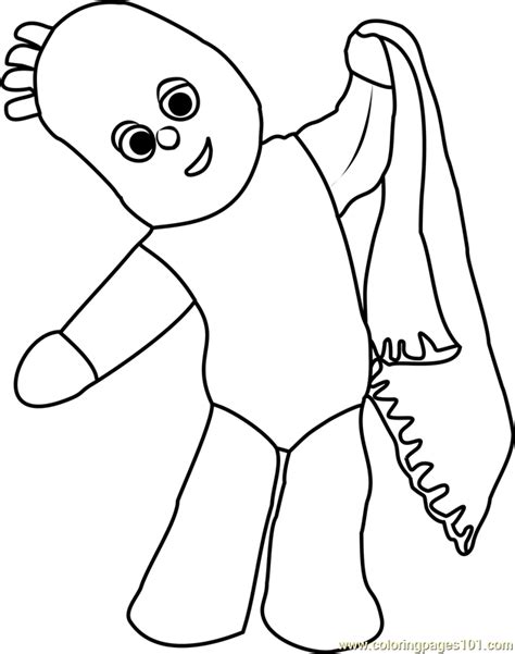 Igglepiggle Coloring Page for Kids - Free In the Night Garden Printable ...