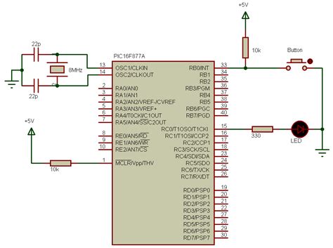 PIC16F877A External interrupt example with CCS C compiler