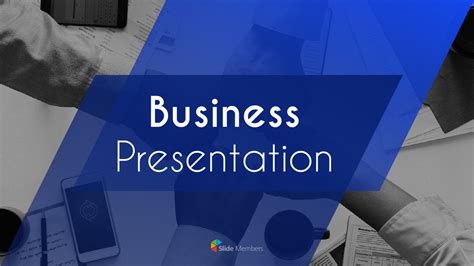 Business Presentation Layout Cover