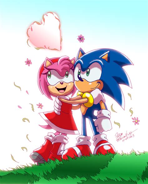 SonAmy by yuski on DeviantArt