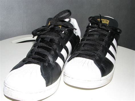 My Rare Trainers - Adidas Superstar 80's Black with White Shell Toe and Gold Tongue Print by ...