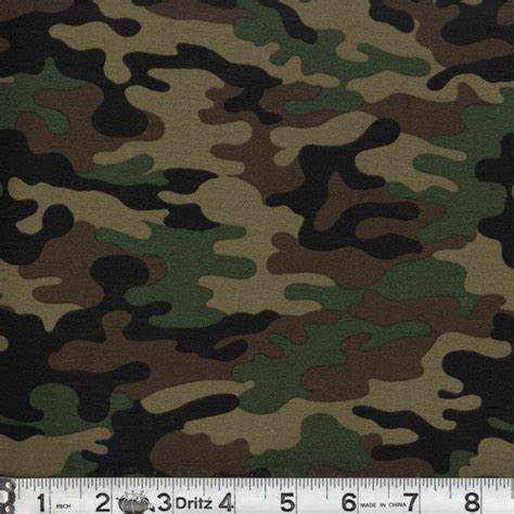 Kickin Camo Army Green Cotton Fabric BTY | Army camo, Fabric remnants ...