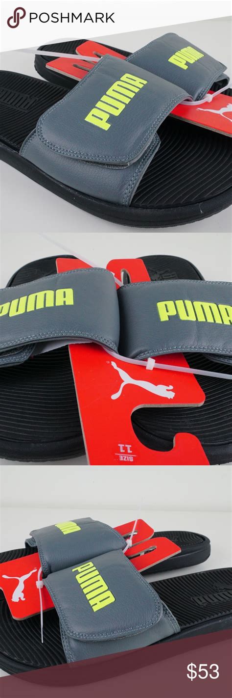 Puma Slippers Slide Sandals Men Flip Flops | Mens flip flops, Puma ...