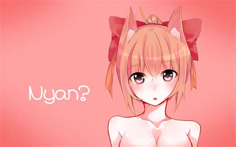 Wallpaper : illustration, anime girls, animal ears, short hair, cartoon ...