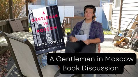 A Gentleman in Moscow: Colorful Characters and Extravagant Scenes! Book Discussion! - YouTube