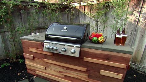 Diy Outdoor Kitchen Built-in Grill Station - Diy Closet Island