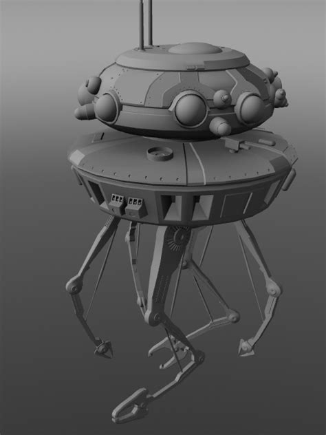 Imperial Probe Droid by Elle-si on DeviantArt