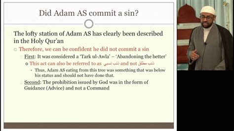 Story Of Prophet Adam (A) 4/8 - 24th Ramadan 1435/2014 | Al-Islam.org