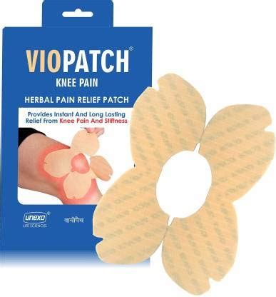 Buy Viopatch Herbal Knee Pain Relief Patch - Pack of 5 Patches | Instant Relief from Knee Pain ...