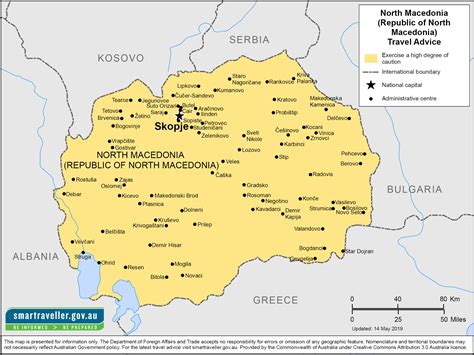 Macedonia Map / Vector Map of Macedonia Political | One Stop Map / Map view is showing the ...