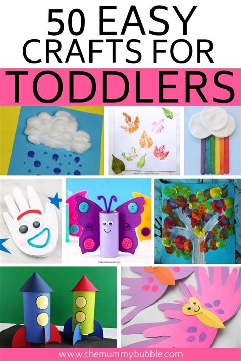 50 Fun Crafts for Bored Toddlers | Toddler crafts, Toddler arts and crafts, Craft activities for ...