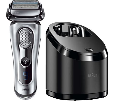 Buy BRAUN 9095CC Series 9 Wet & Dry Shaver - Silver | Free Delivery ...