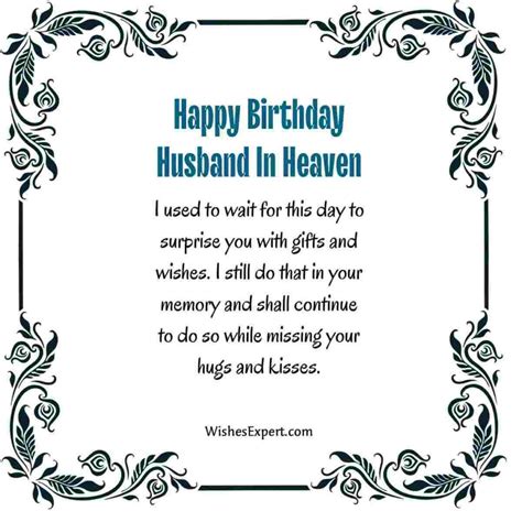 25 Happy Birthday Wishes For Husband In heaven