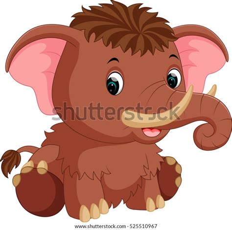 Mammoth Cartoon Stock Vector (Royalty Free) 525510967