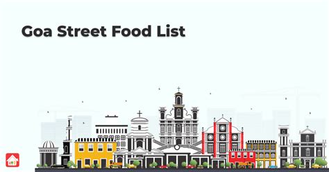 Goa Street Food List - Food Next Door