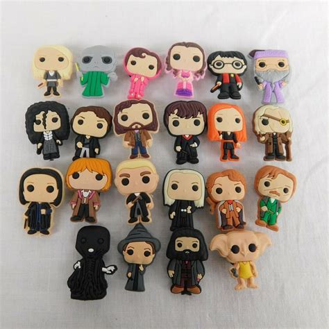 Lot of 22 Harry Potter Friends Enemies Jibbitz Shoe Wristband Charms ...