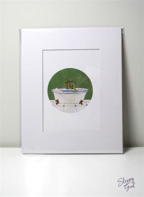 Rubber Duck Bathroom Print - Etsy