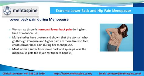 PPT - Extreme Lower Back and Hip Pain Menopause PowerPoint Presentation - ID:11624907