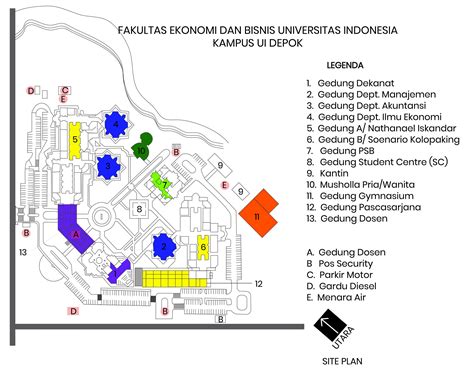 Peta Kampus – Fakultas Ekonomi dan Bisnis Universitas Indonesia