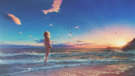 Beach Background Anime - Best HD Anime