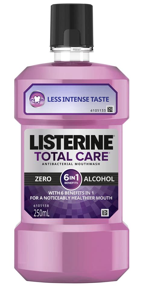 Listerine Total Care Mouthwash Zero Alcohol 250mL - IGA Superpharm Zillmere