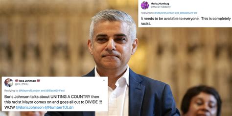 Sadiq Khan has been accused of ‘racism’ for promoting initiative for ...