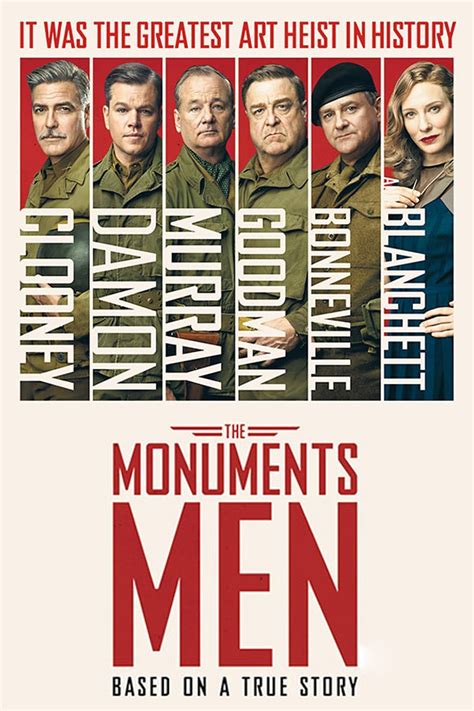 The Monuments Men (2014) - Posters — The Movie Database (TMDB)