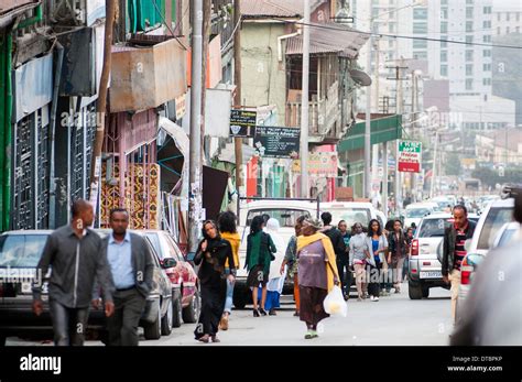 street scene, Piazza, Addis Ababa, Ethiopia Stock Photo - Alamy