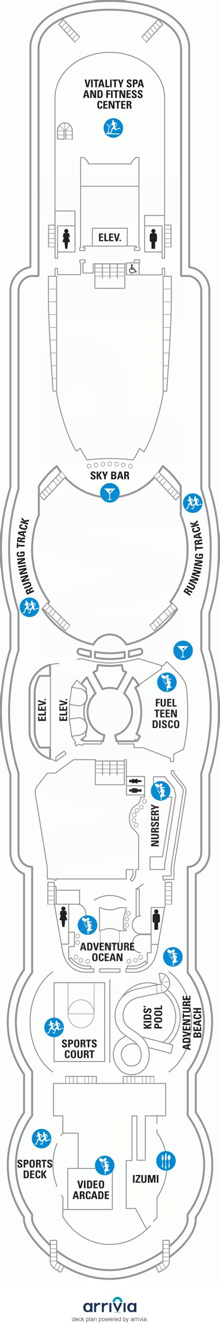 Serenade of the Seas Deck Plans - Royal Caribbean Cruises Serenade of ...