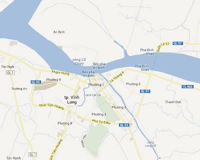 Vinh Long tourist map | Vinh Long Vietnam tourist maps