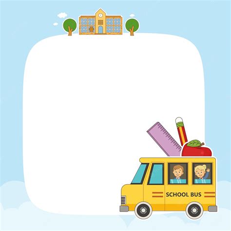 Premium Vector | Cartoon children back to school background