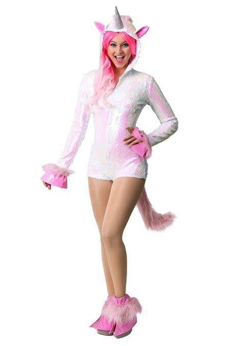 Women's Sequined Unicorn Costume